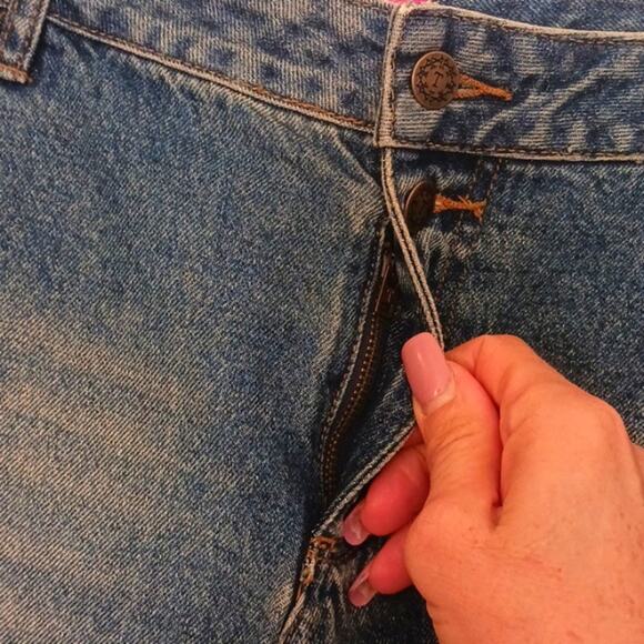 Thalia Sodi Jeans Womens Plus Sz 13 Blue Embroidered Sequins Flare Fringed Boho - Picture 5 of 16